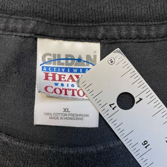 VINTAGE Vegas Kinda Guy Pin Up Sexy Girl Graphic Men XL Black Short Sleeve - Picture 8 of 9